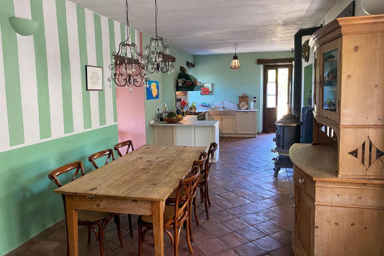 Vakantiehuis Casa Dolce Vista Monastero Bormida Eksteriør billede