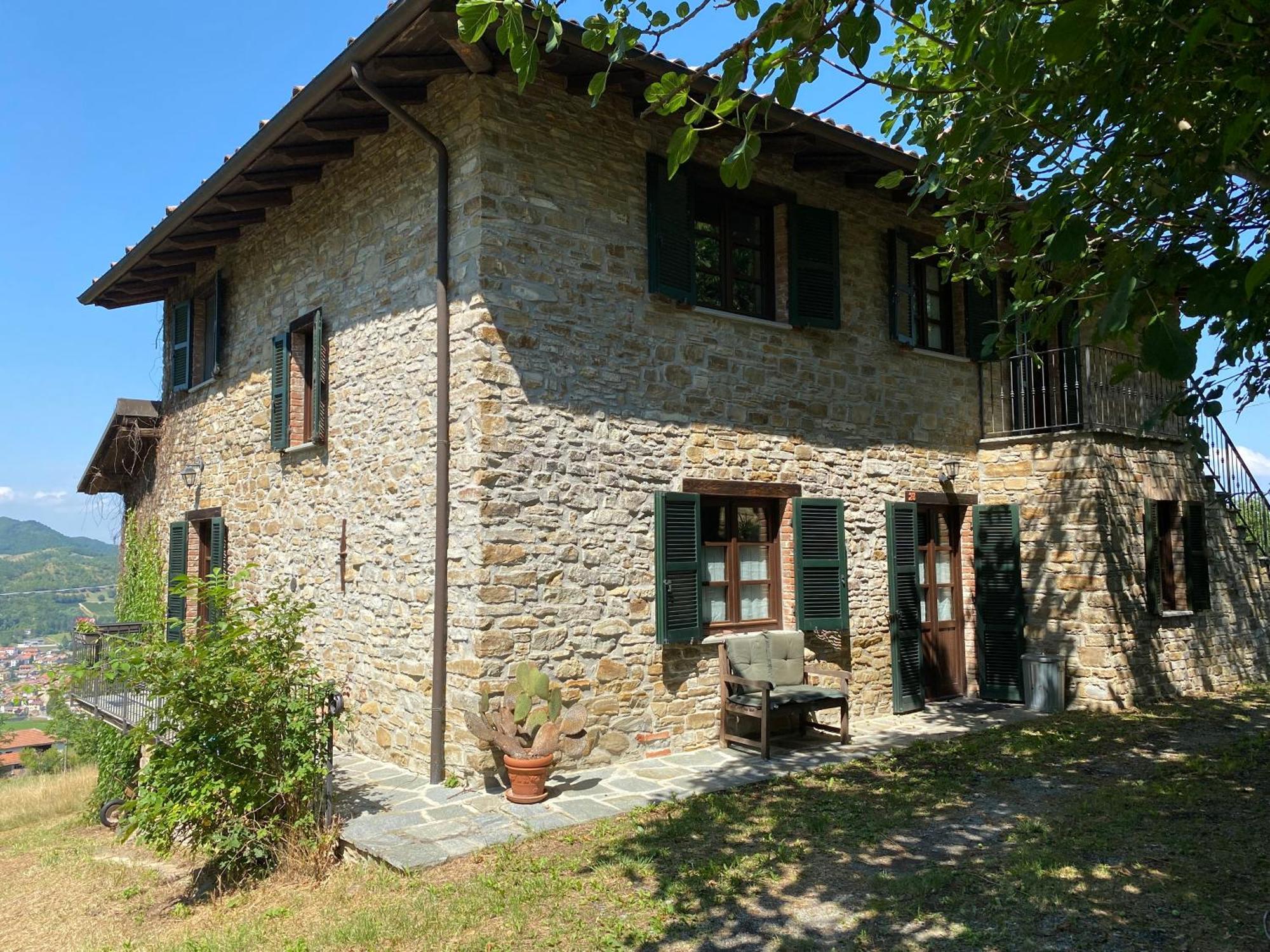 Vakantiehuis Casa Dolce Vista Monastero Bormida Eksteriør billede