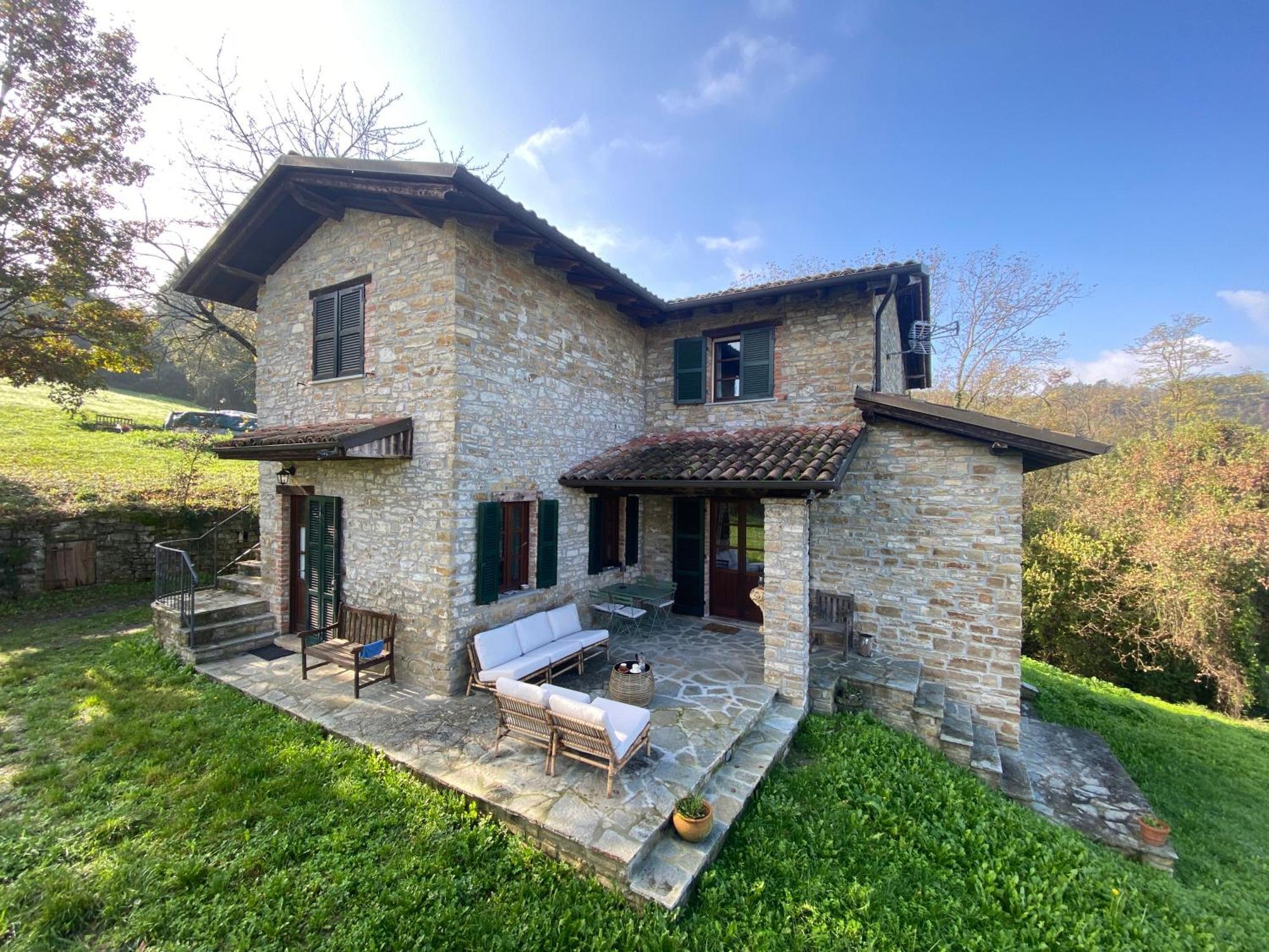 Vakantiehuis Casa Dolce Vista Monastero Bormida Eksteriør billede
