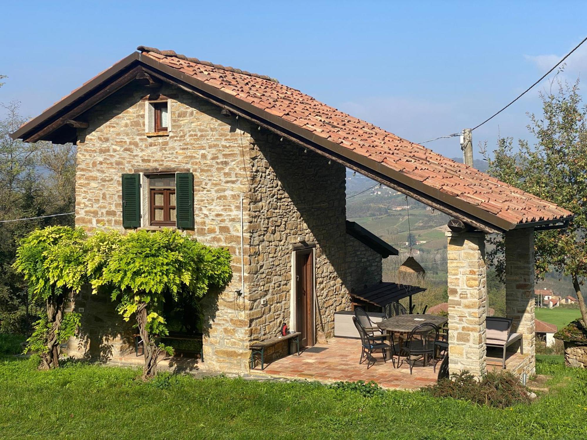 Vakantiehuis Casa Dolce Vista Monastero Bormida Eksteriør billede